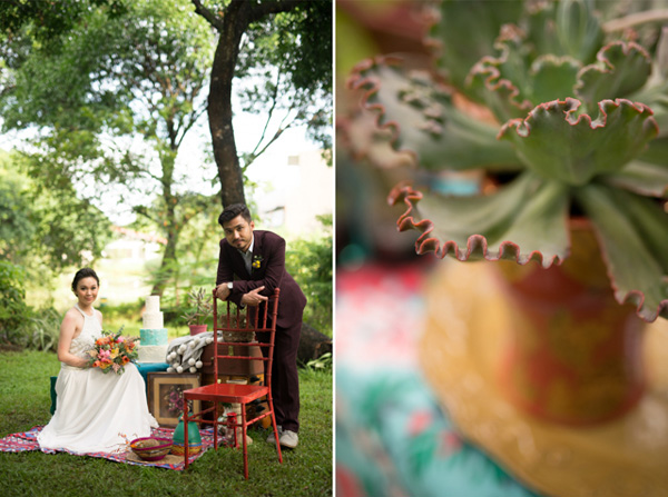 Mexican Themed Editorial Flowers by Dave Sandoval